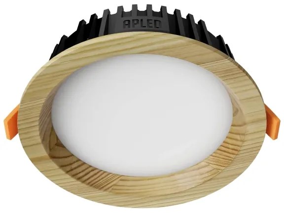 APLED - Lampada LED RONDO WOODLINE LED/6W/230V 3000K diametro 15 cm pino legno solido