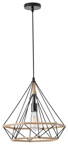 Lampadario a sospensione con filo FLARE 1xE27/15W/230V beige