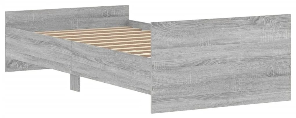 Giroletto Grigio Sonoma 90x190 cm in Legno Multistrato