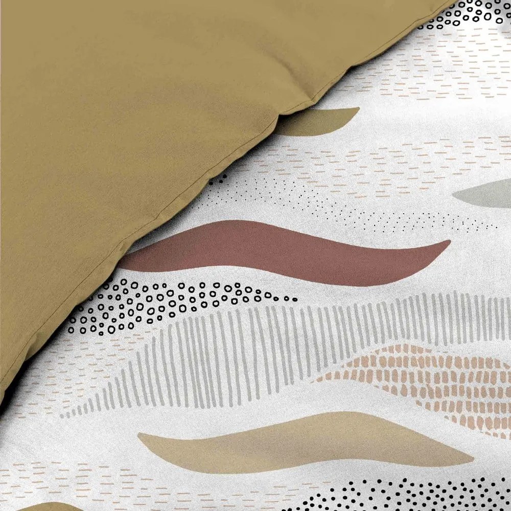 Set copripiumino e federa bianco in microfibra per letto matrimoniale ed esteso 240x220 cm Zenith – douceur d'intérieur