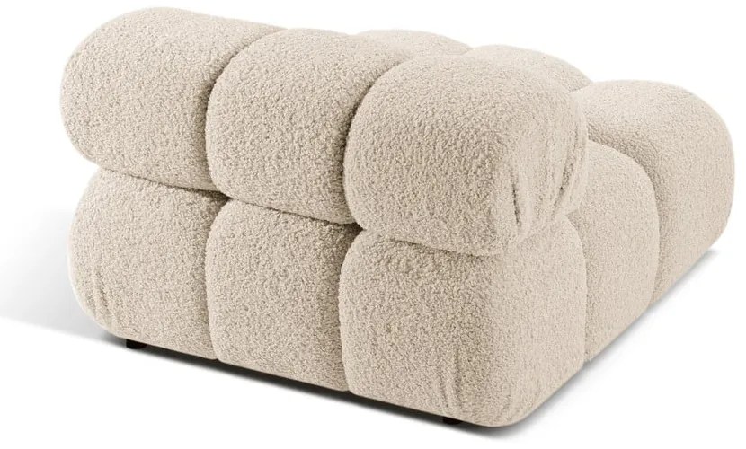 Modulo divano in bouclé beige (parte centrale) Bellis - Micadoni Home