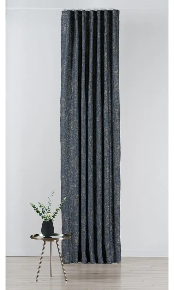 Tenda blu scuro-grigio 135x280 cm Wayland - Mendola Fabrics