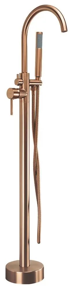 Rubinetto indipendente Rea Lungo brush copper