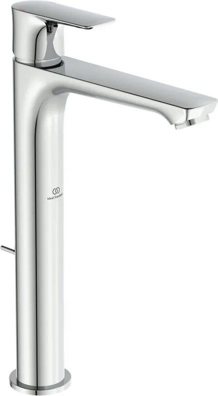 Rubinetto per lavabo Concept air cromato Lucido IDEAL STANDARD getto laminare cristallino a canna alta H 29.6 cm