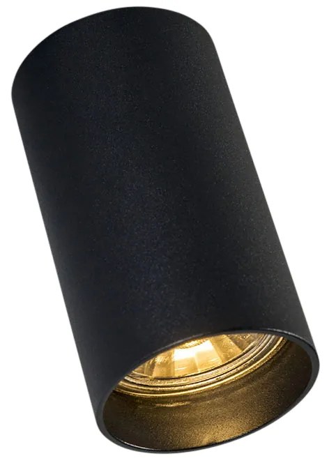 Faretto moderno intelligente nero con WiFi GU10 - Tuba