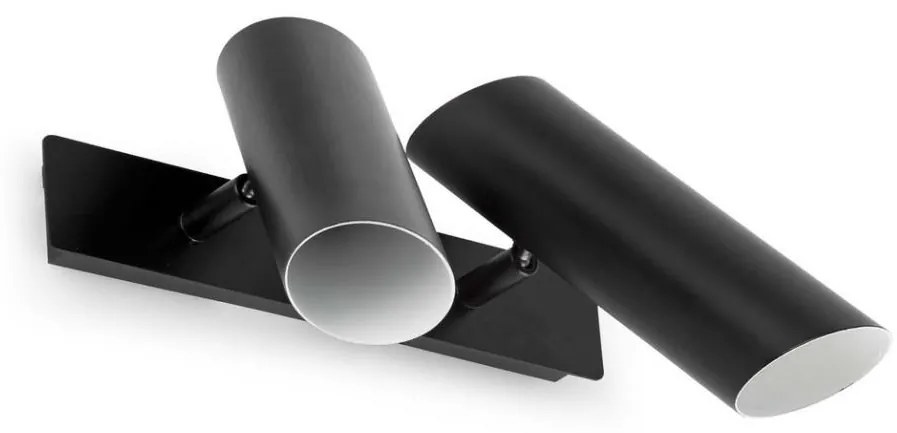 FARO 29876 - Faretto da muro LINK 2xGU10/11W/230V nero