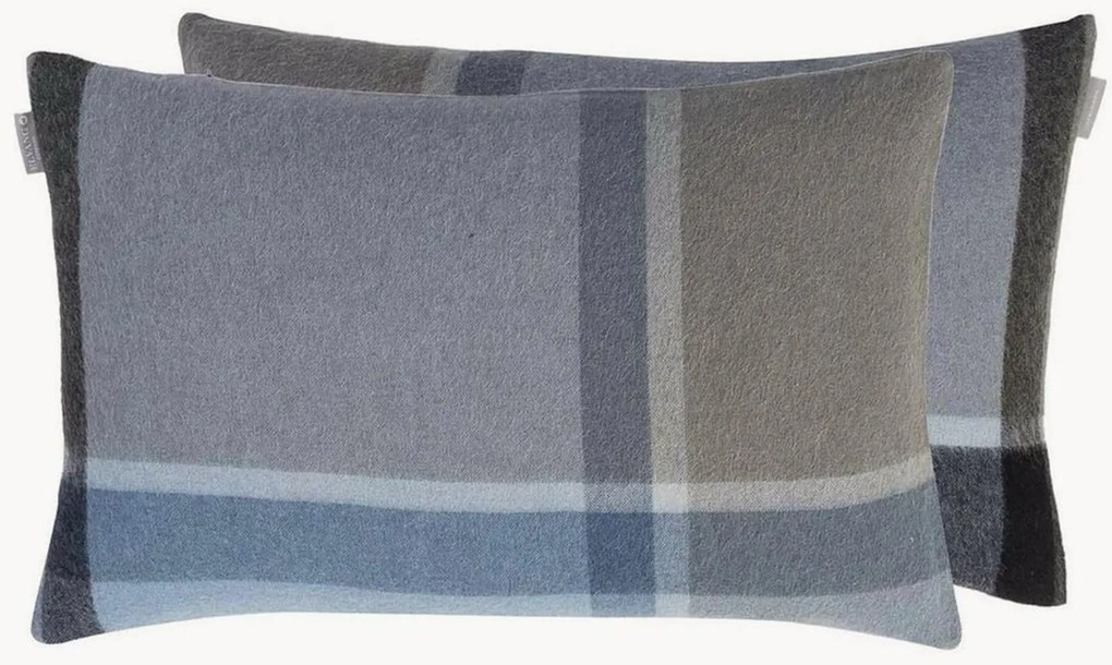 Copricuscino reversibile in lana di alpaca Manhattan