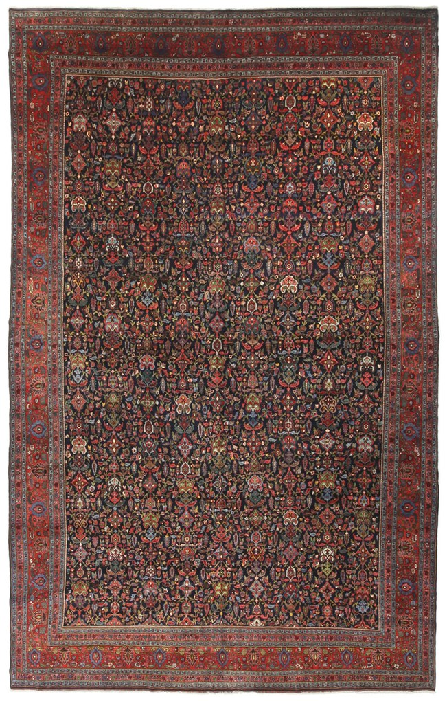 Bidjar Tappeto 350 x 560 (Iran) Annodato A Mano