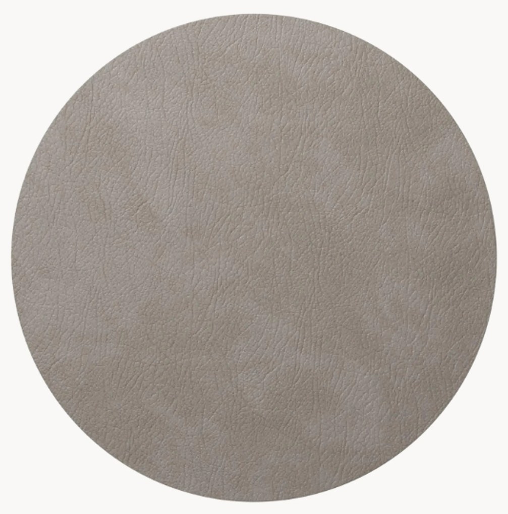 Sottobicchiere rotondo in pelle Hot