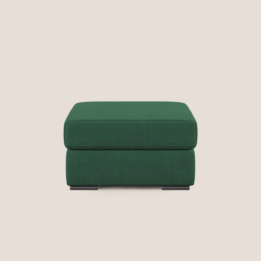 Sun pouf apribile contenitore in tessuto impermeabile T02 verde
