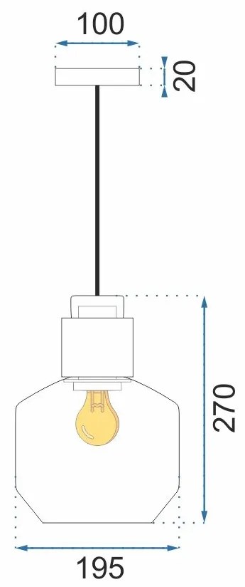 Lampada Orange APP434-1CP