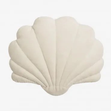 Cuscino In Velluto Perly Bianco Antico - Sklum
