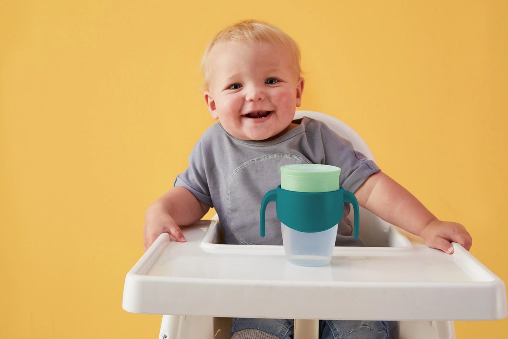 Tazza di apprendimento 360° anti-goccia 250 ml - emerald forest