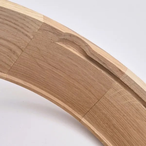 Plafoniera OAK 2xE27/15W/230V IP54 rovere Ø 27 cm