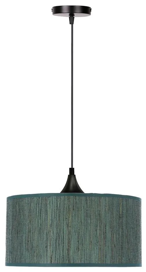 Lampadario a sospensione con filo PATTI 1xE27/60W/230V diametro 30 cm verde