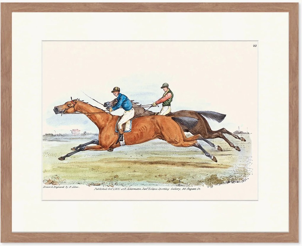 Stampa digitale incorniciata Equestrian, varie misure