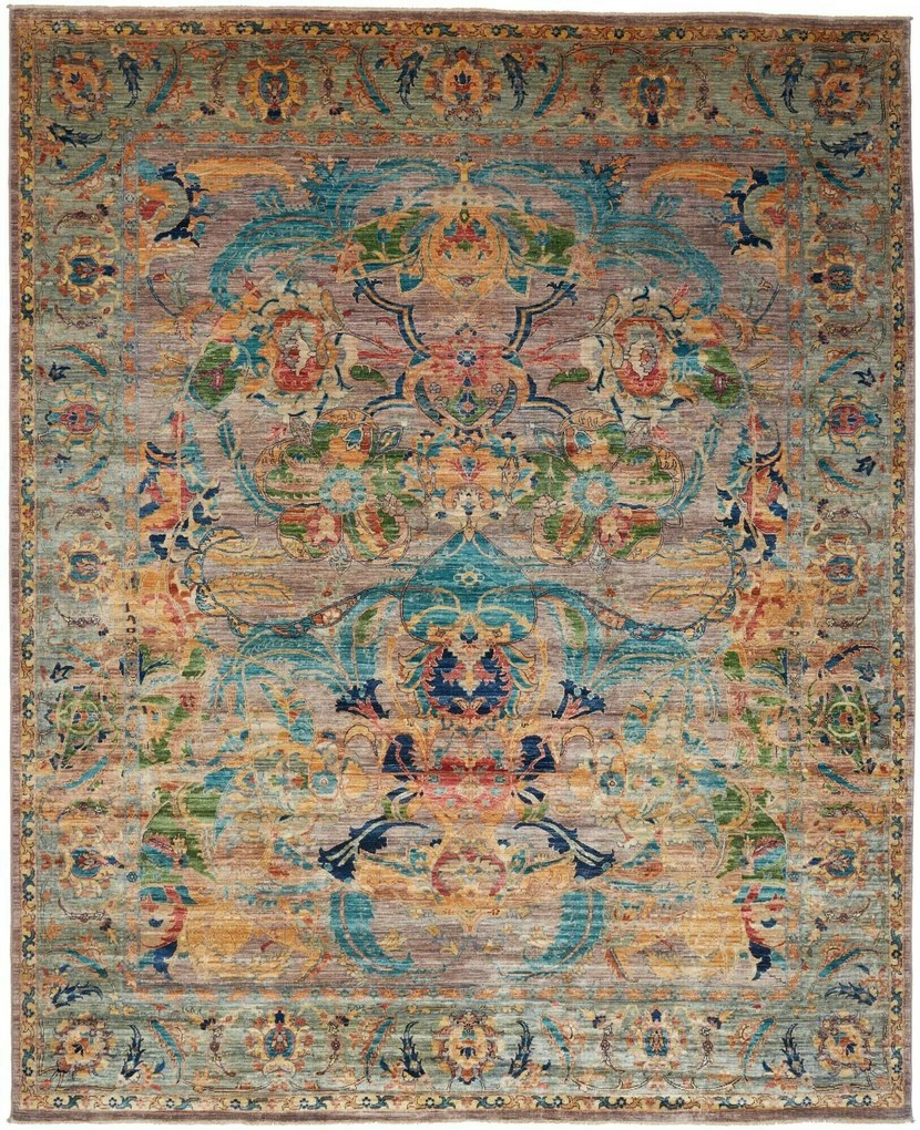 Samarkand Tappeto orientale 300 x 250 Grigio (Pakistan) Annodato A Mano