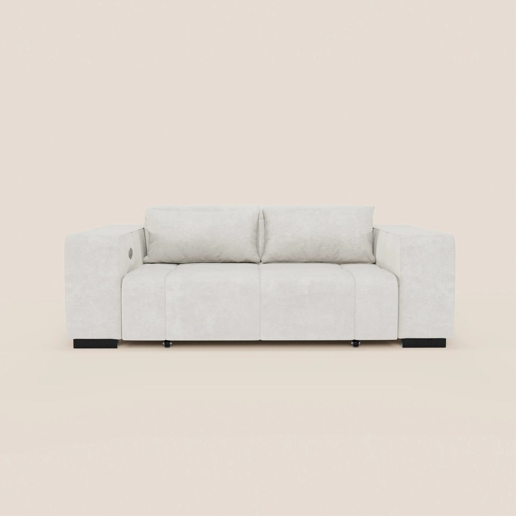 Monarch Divano con Relax Elettrico per allungamento sedute e Poggiatesta Reclinabile in tessuto morbido smacchiabile T31