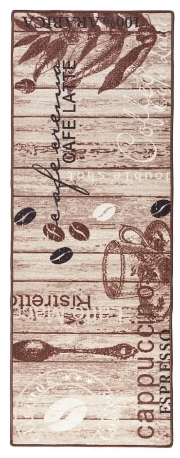 Runner da cucina marrone Delicious Coffee, 67 x 180 cm Delicious Coffee - Hanse Home