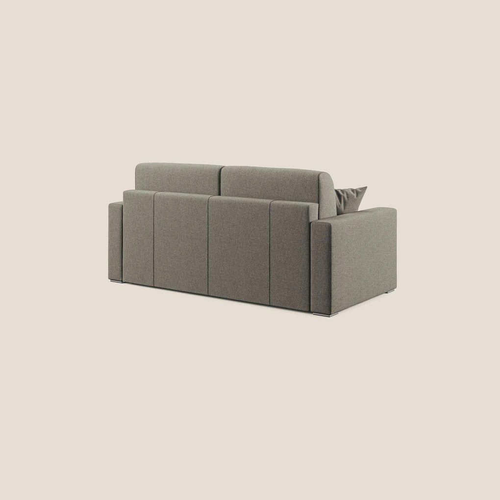 Best Divano letto matrimoniale in tessuto smacchiabile QuickClean T08 tortora