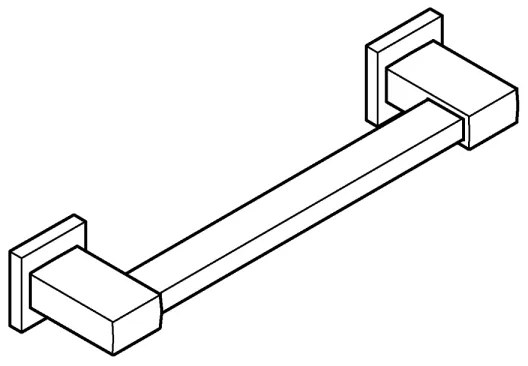 GROHE 41094DC0 - Maniglia START CUBE 354 mm nera