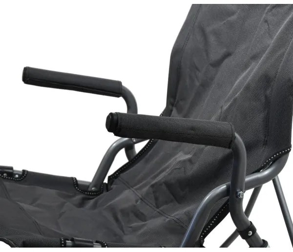 Sedia da campeggio pieghevole grigio