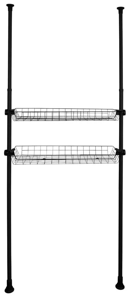 Set di 2 organizzatori per armadi in metallo Herkules - Wenko