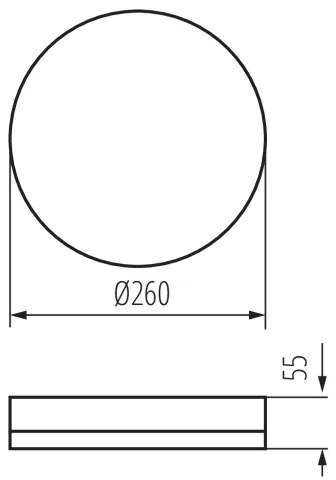 Kanlux 37292 - Plafoniera LED tecnica IPER LED/26W/230V IK10 IP65 arrotondato bianco