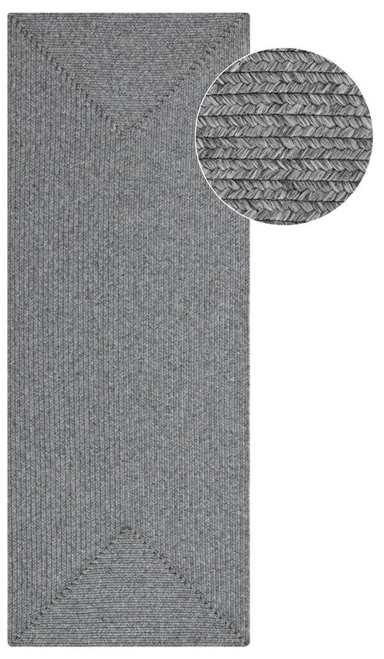 Tappeto grigio per esterni 200x80 cm - NORTHRUGS