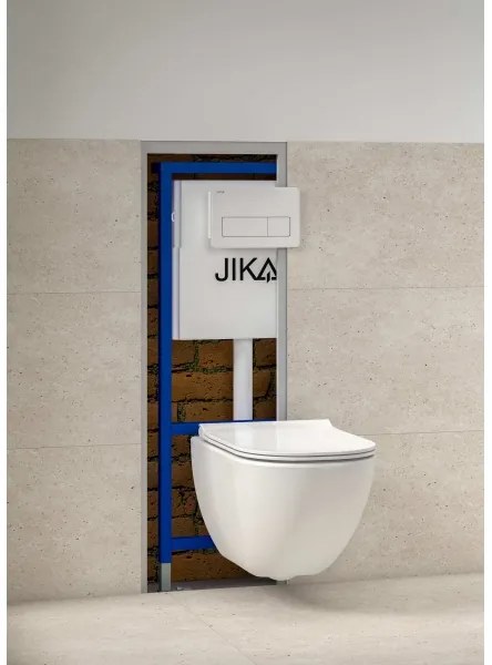 JIKA H8936620000001 - Pulsante di scarico DUAL PRO bianco