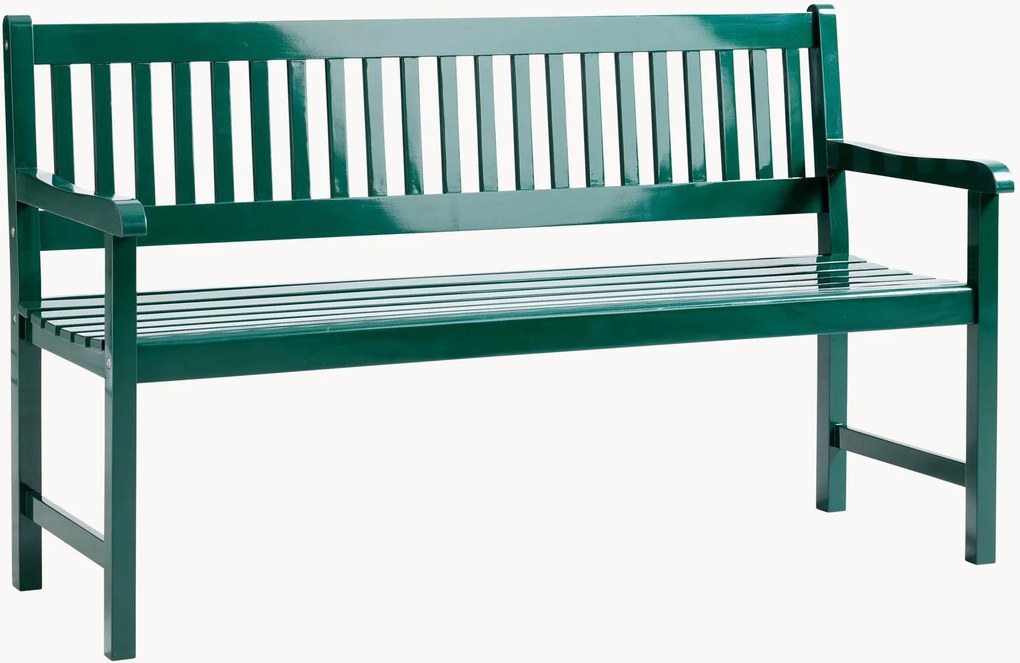 Panca da giardino in legno di mogano fatta a mano Brighton