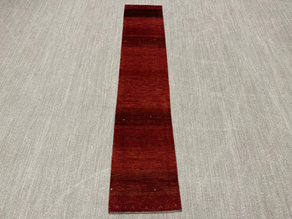Loribaft Tappeto 60x300 Rosso (Iran) Annodato A Mano