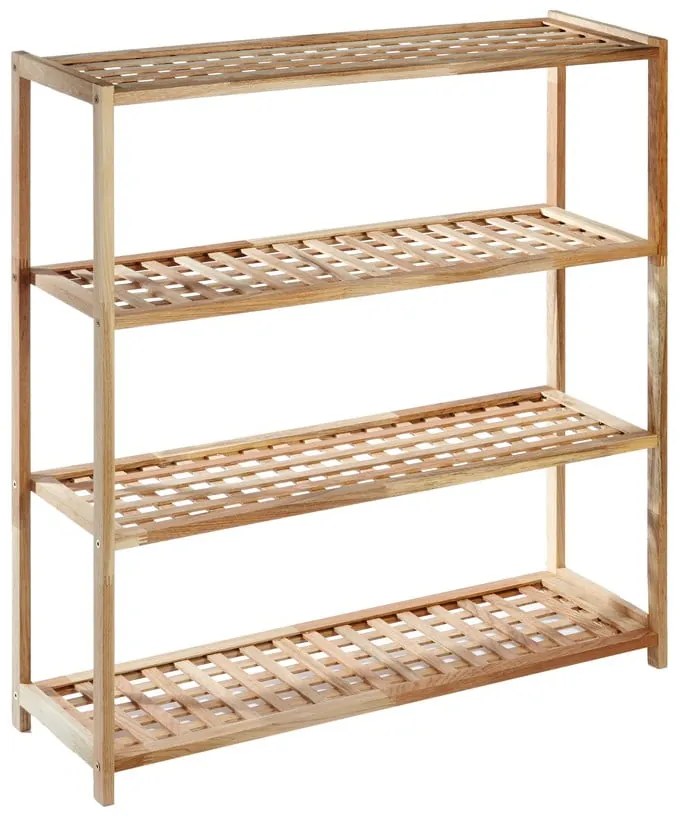 Scarpiera di colore naturale in noce massiccio – Premier Housewares