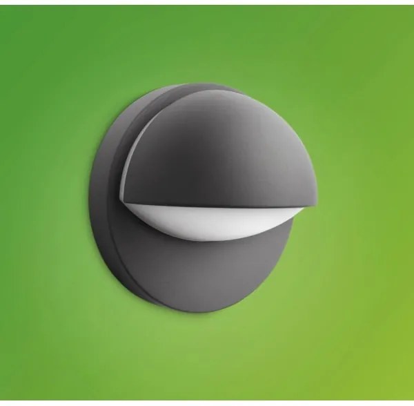 Philips - Applique da esterno JUNE 1xE27/12W/230V IP44 antracite