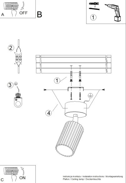 Brilagi - Faretto LED CRESTO 1xGU10/10W/230V bianco