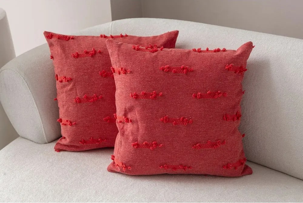 Federe decorative in set 2 pz 43x43 cm Tuffet – Mioli Decor