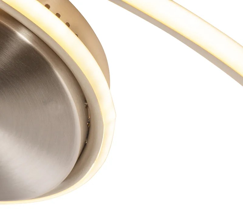 Plafoniera di design in acciaio con LED a 3 livelli di dimmerazione - Rowan