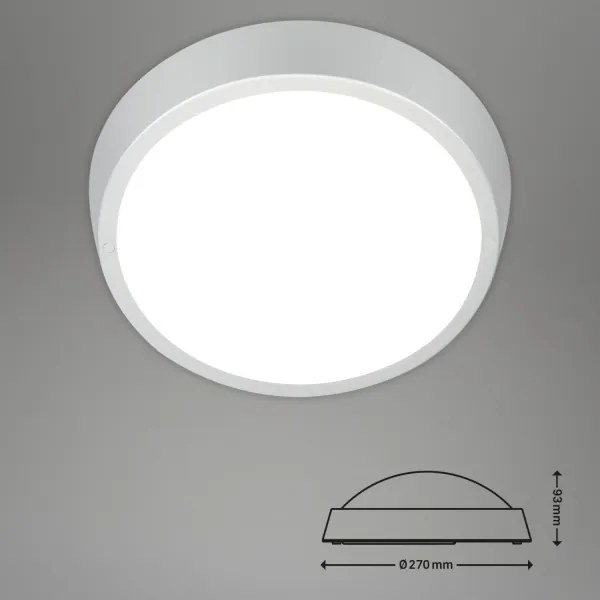 Briloner 3018-014 - Plafoniera LED da bagno HAGEN LED/24W/230V IP44 bianco