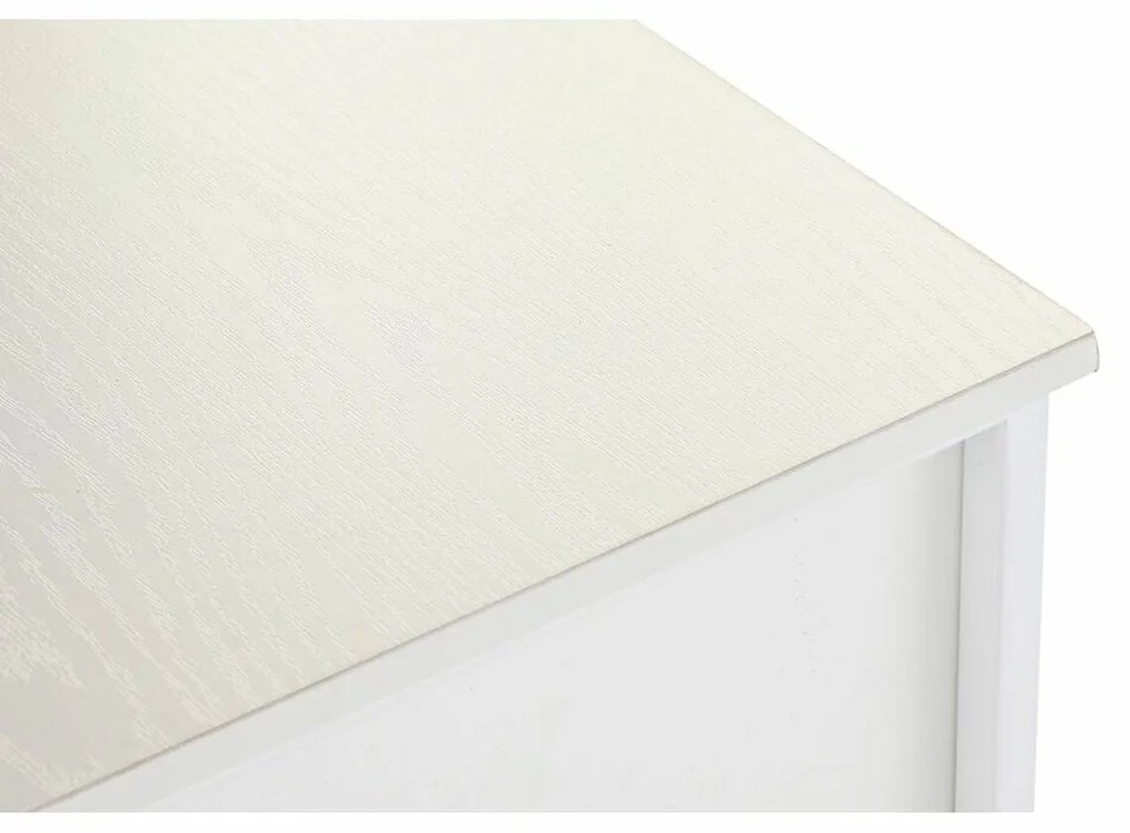 Cassettiera DKD Home Decor Metallo MDF Bianco (40 x 40 x 50 cm)