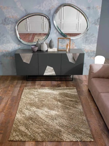 Tappeto CORTEX a pelo corto morbido resistente confortevole 160x230cm MARRONE