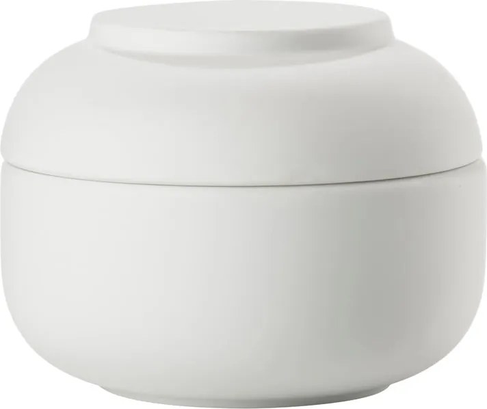 Organizer da bagno bianco in gres per dischetti di cotone Sensu – Zone