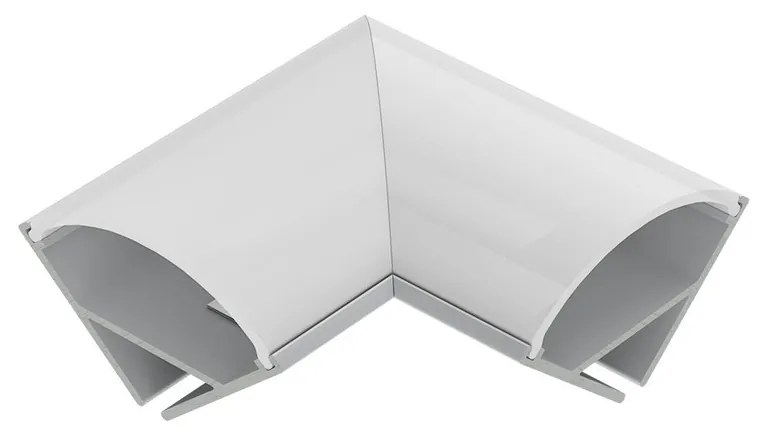 Angolo di Giunzione 90° per Profilo Angolare per Doppia Striscia LED