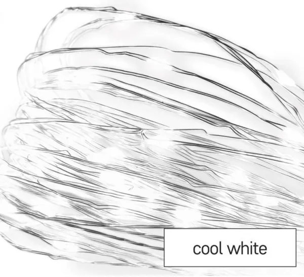 Catena luminosa LED da esterno 100xLED/15m IP44 bianco freddo