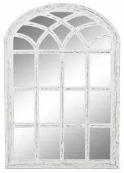 Specchio da parete DKD Home Decor Cristallo MDF Finestre Bianco (81 x 3 x 121,5 cm)