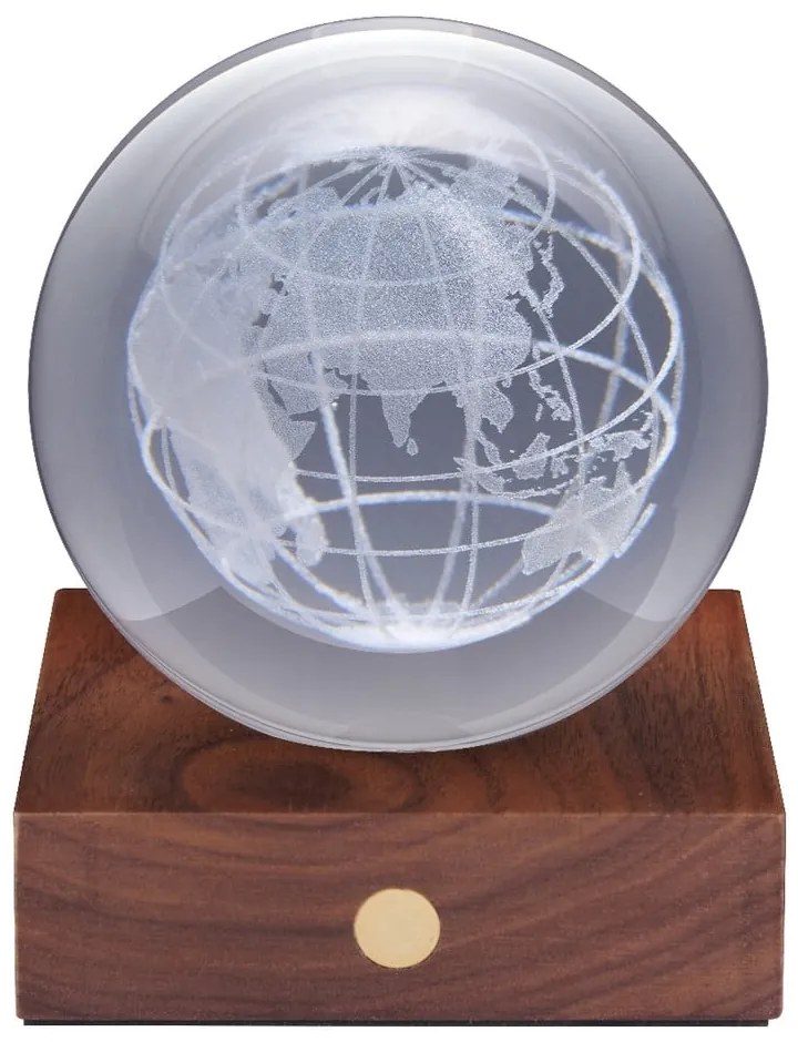 Decorazione luminosa marrone scuro con ricarica USB Amber – Gingko