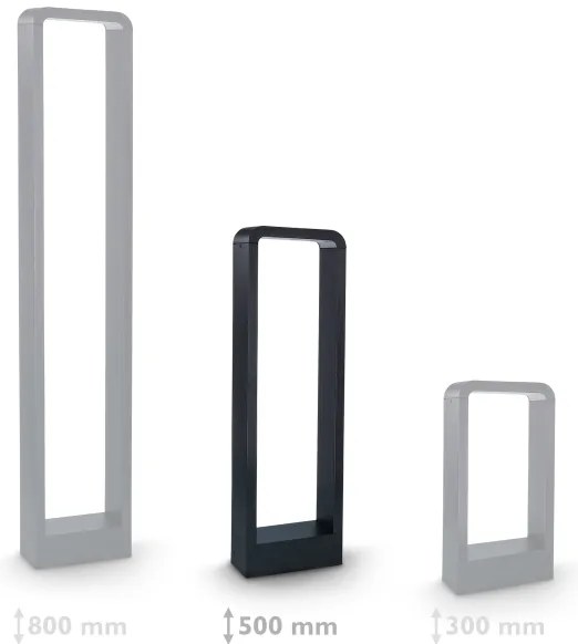 Brilagi - Lampada LED da esterno BARI LED/7W/230V 3000/4000/6000K IP54 50 cm
