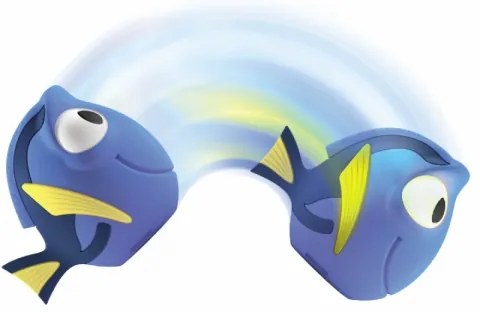 Philips 71768/90/16 - Lampada LED per bambini DISNEY DORY 1xLED/0,3W/3V