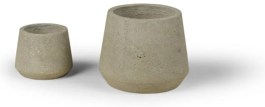 Vasi in cemento in set da 2 pezzi ø 21 cm Concrete - Bonami Selection