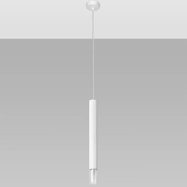 Sollux SL.0957 -Lampadario su corda VIZIER 1xG9/12W/230V bianco