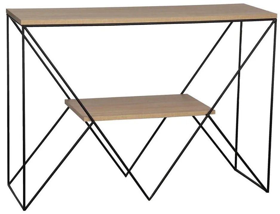 Eglo 424016 - Tavolino d'appoggio OTAWARA 77x106 cm marrone/nero